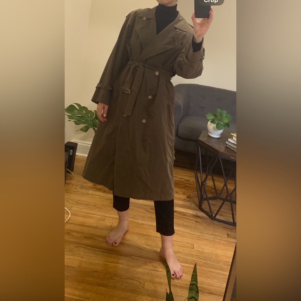 Vintage Burberry trench coat detachable wool lining